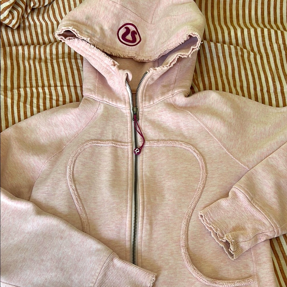 lululemon Scuba Pink Hoodie